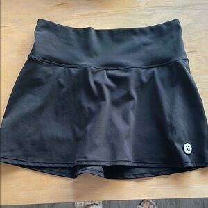 Vuori Black Volley Mini Skirt